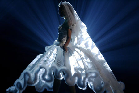 Singer Beyonce performs at the BET Awards '09 in L.A.