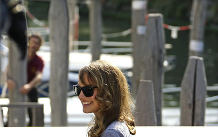 U.S. actress Portman arrives at the Venice Film Festival