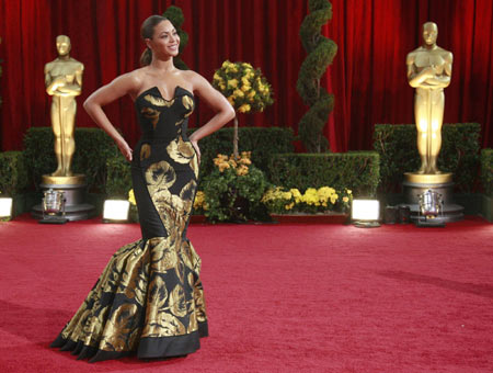 Singer Beyonce Knowles performs during 81st Academy Awards in Hollywood