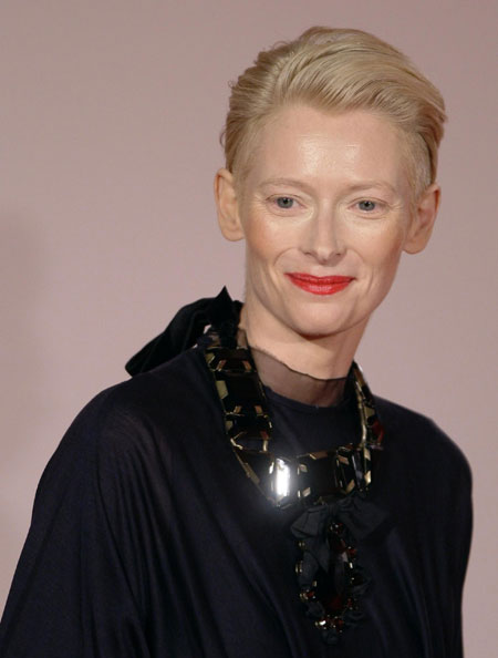 Tilda Swinton attends red carpet event at the 66th Venice Film Festival