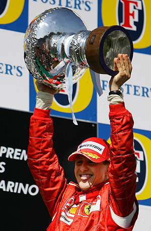 F1 driver Schumacher wins Italian GP