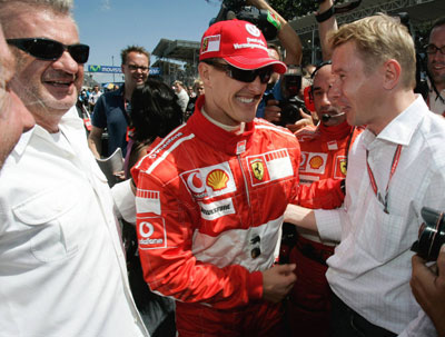 German media applauds Schumacher's die-hard finale