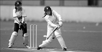 For local women, it might just be cricket