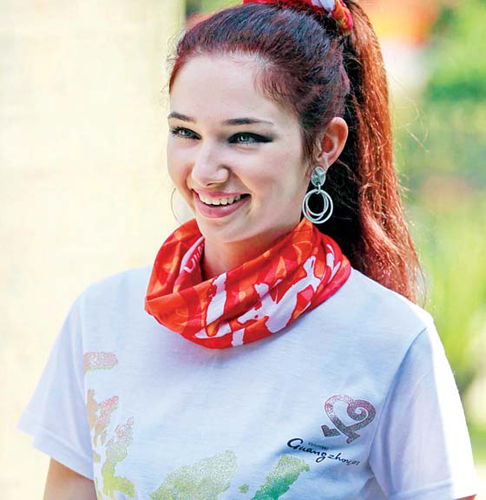 The volunteer: Bodyalik Liliya