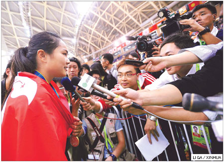 Pressing matters at Asiad