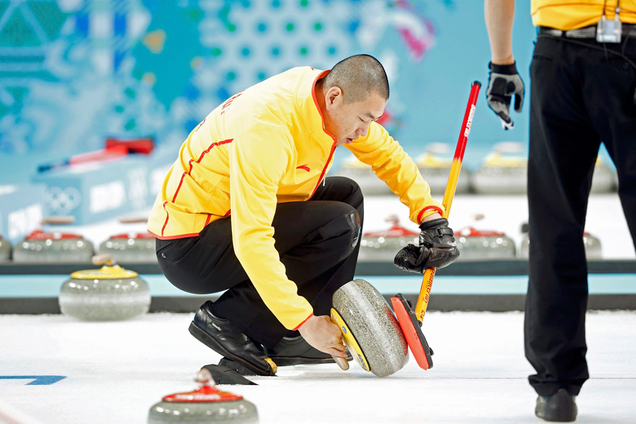 China claims two victories at curling in Sochi