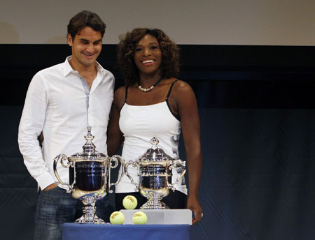 Federer and Serena start out against wildcards