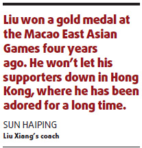 Coach in awe of Liu's 'miracle' comeback