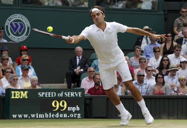 Federer loses to Berdych in Wimbledon quarters