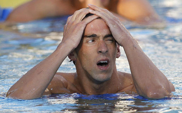 Phelps beaten for second time at US nationals