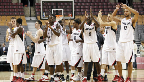 Team Canada win FIBA World Championship exhibition game