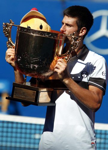 Djokovic wins rain-delayed China Open final