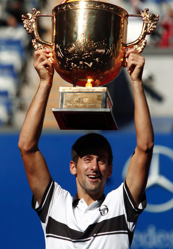 Djokovic wins rain-delayed China Open final