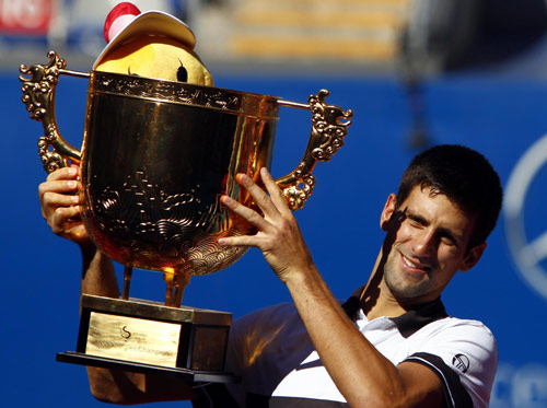 Djokovic, Wozniacki crowned in Beijing
