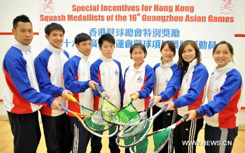 HK squash team prepares for Asian Games