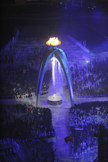 Asian Games' main cauldron lit