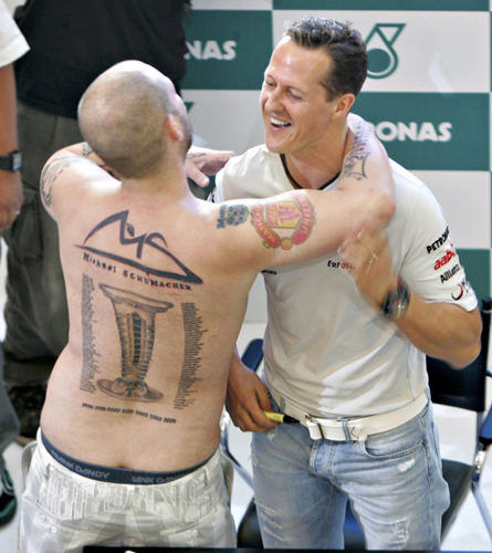 F1 driver Schumacher meets fans in Kuala Lumpur