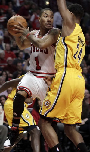 Rose helps Bulls eliminate Pacers