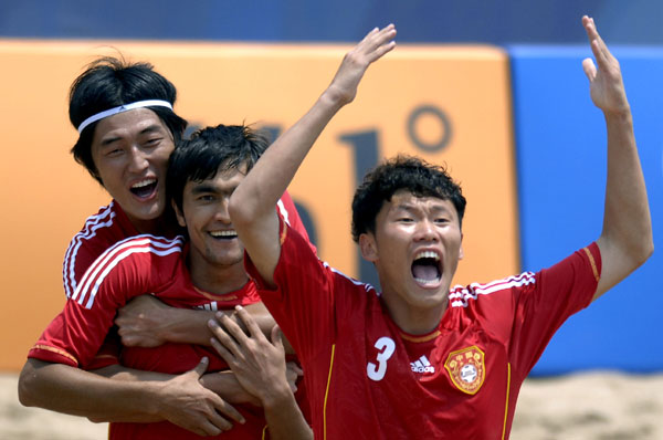 China leads medals table at 3rd Asian Beach Games