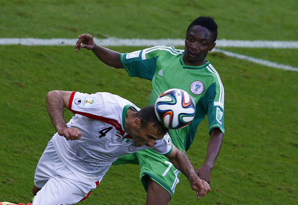 Nigeria held 0-0 by Iran in World Cup's first draw