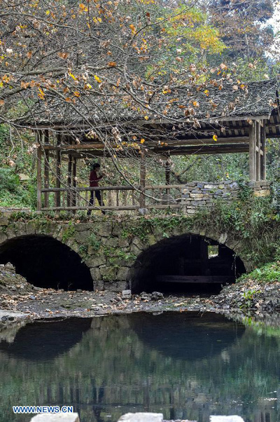 Scenery in Xiaochehe wetland of Guiyang