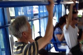 Trending: Young and old squabble over bus seat