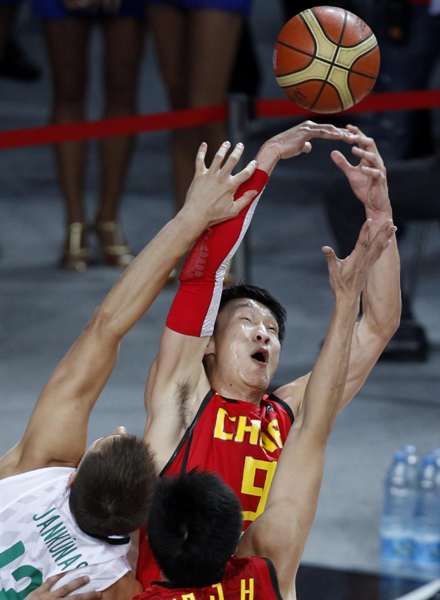 男篮世锦赛：中国队67:78不敌立陶宛无缘八强