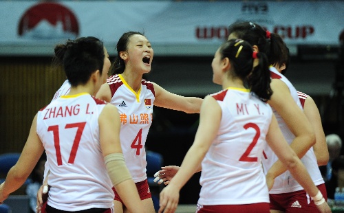 中国女排3:0横扫韩国确保前三杀入最后一轮