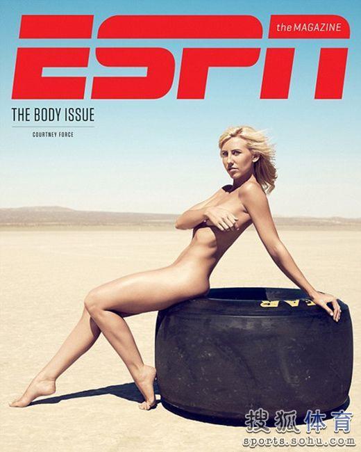 ESPN收录20位体育明星全裸写真 秀性感身材
