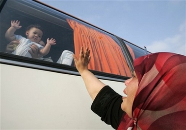 People flee Lebanon by the thousands