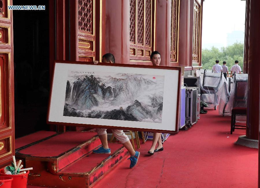 The changing looks of Beijing before V-Day parade