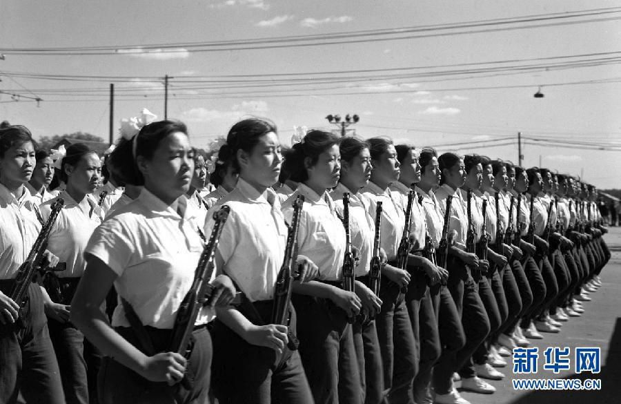 Historical images of military parades