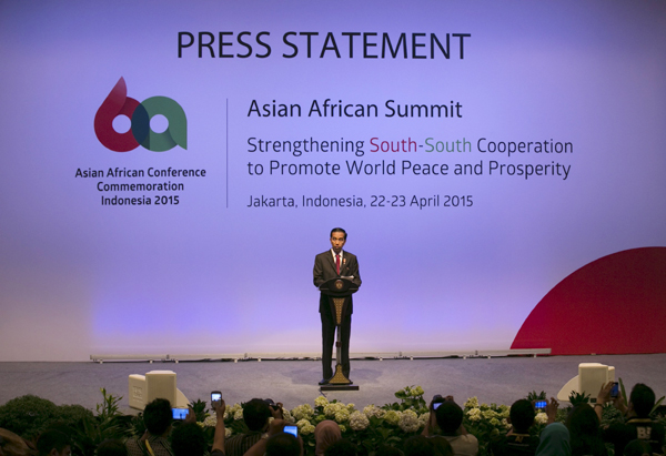 Indonesian president urges equality-based cooperation