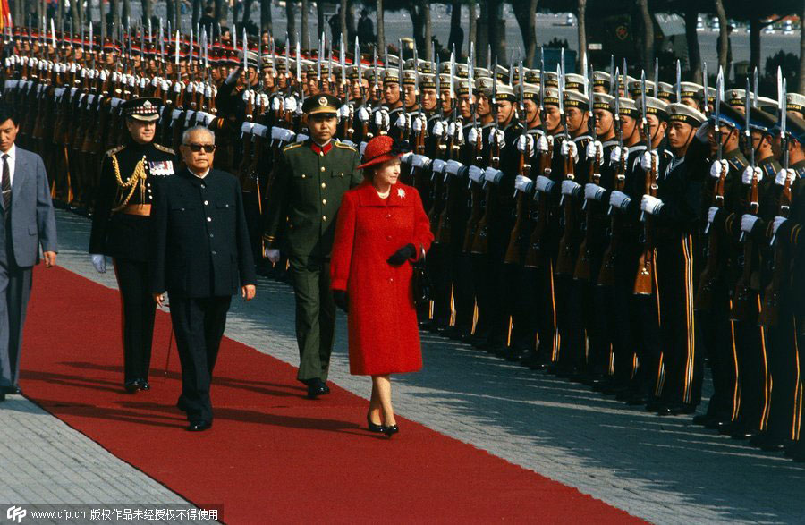 Royal moments: British Queen's visit to China in 1986