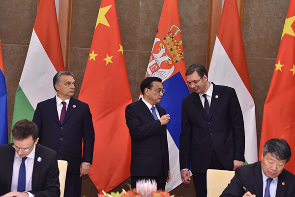 China agrees railway deals with Hungary, Serbia
