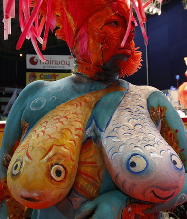 Body art at international contest