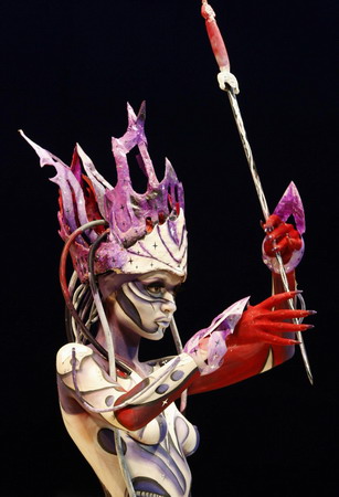 Body art at international contest