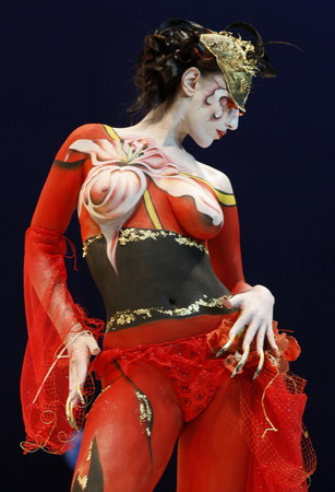 Body art at international contest