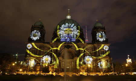 Festival of lights in Berlin