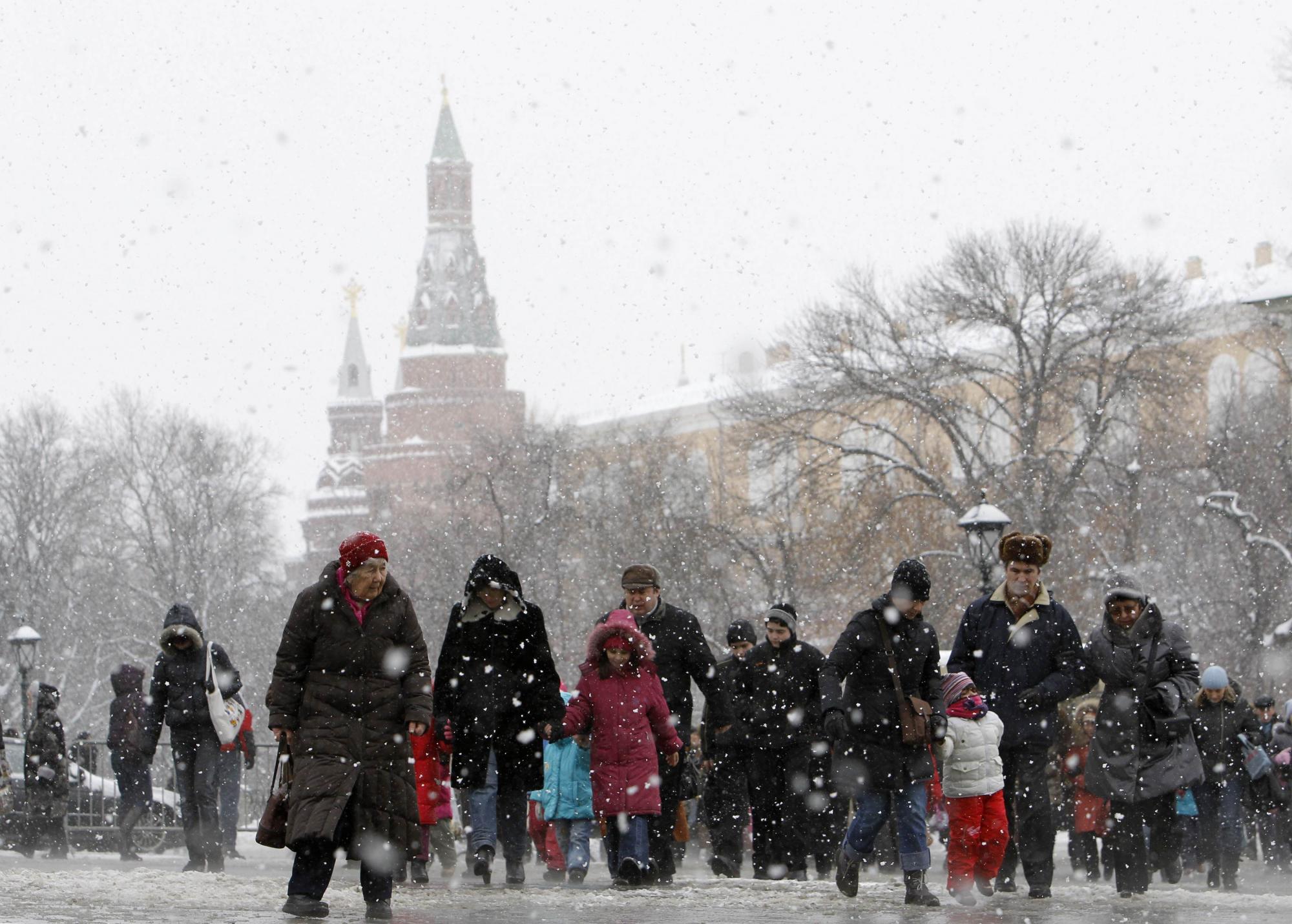 Moscow sees notable snow