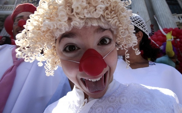 Snapshot of int'l clown festival in Brazil