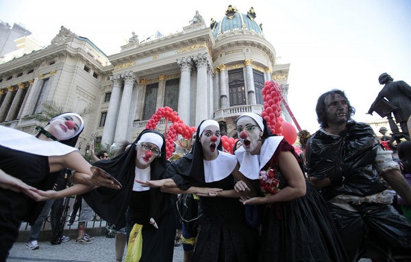 Snapshot of int'l clown festival in Brazil