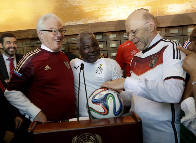 UN officials join World Cup build-up