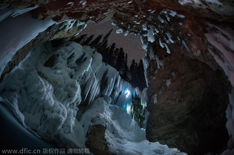 Ice scalers embrace stars in all their glory