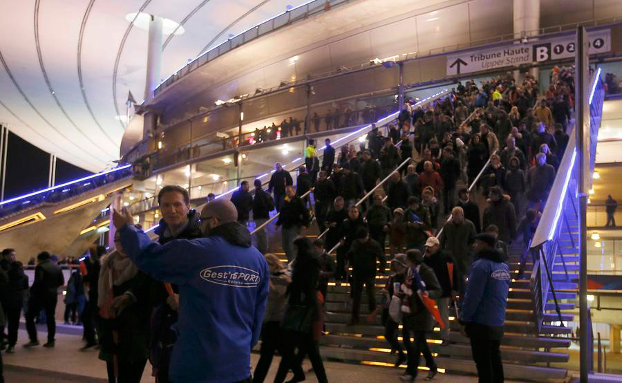 Paris shooting and explosions in photos