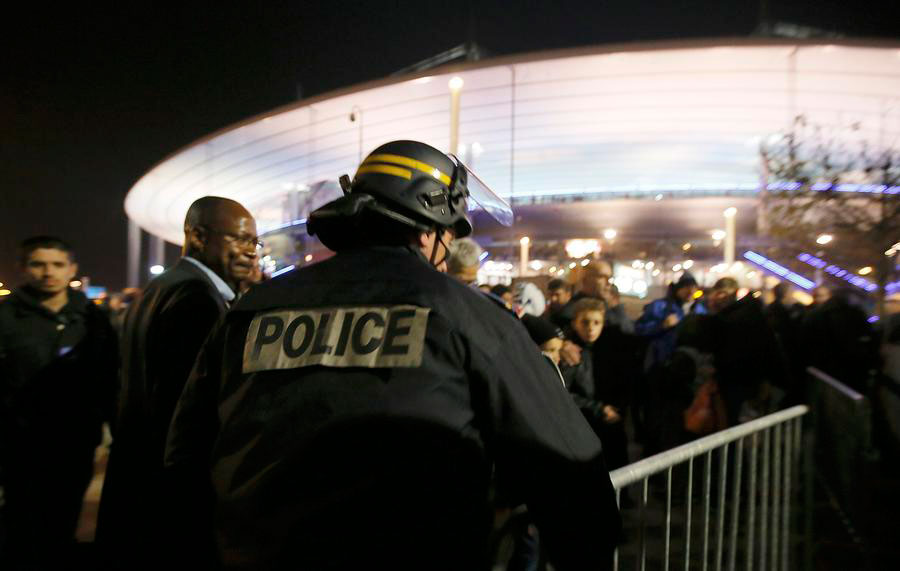 Paris shooting and explosions in photos