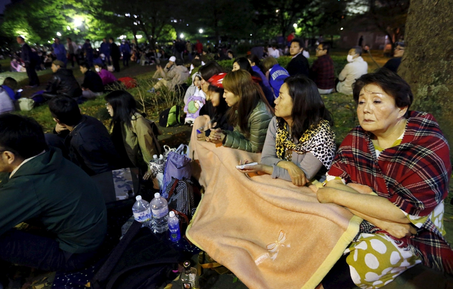 Rescue and search under way as Japan rocked again by strong quake