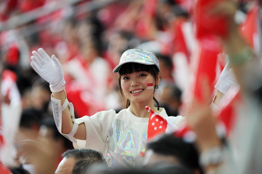 51st anniv. of independence marked in Singapore