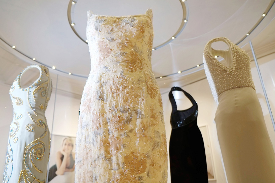 Glamorous, glittering dresses of Diana go on display in London