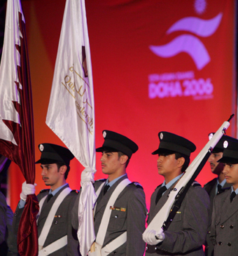 Asian Games torch lit up in Doha